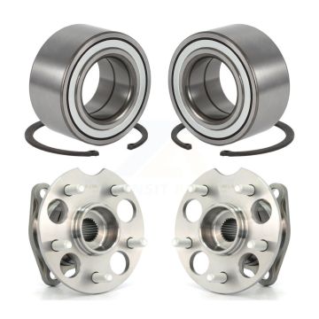 Front Rear Wheel Bearing And Hub Assembly Kit For 2008-2013 Toyota Highlander AWD K70-101662