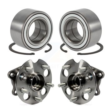 Front Rear Wheel Bearing And Hub Assembly Kit For 2011-2020 Toyota Sienna AWD K70-101665