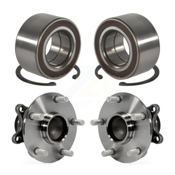 Front Rear Wheel Bearing And Hub Assembly Kit For 2008-2013 Suzuki SX4 FWD K70-101667