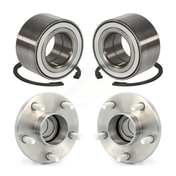 Front Rear Wheel Bearing And Hub Assembly Kit For 2010-2013 Ford Transit Connect K70-101672