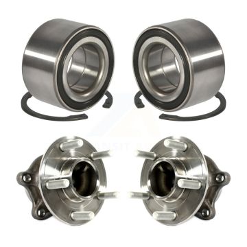 Front Rear Wheel Bearing And Hub Assembly Kit For Ford Focus With Parking Assist K70-101675