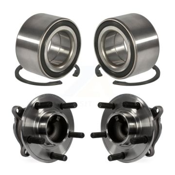 Front Rear Wheel Bearing And Hub Assembly Kit For Ford Focus Without Active Park Assist K70-101676