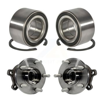Front Rear Wheel Bearing And Hub Assembly Kit For Ford Escape Lincoln MKC K70-101678