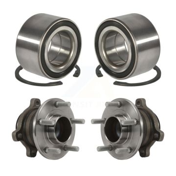 Front Rear Wheel Bearing And Hub Assembly Kit For 2014-2018 Ford Transit Connect K70-101679