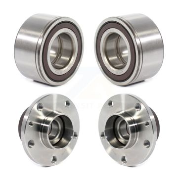 Front Rear Wheel Bearing And Hub Assembly Kit For 2014-2018 Fiat 500L K70-101693