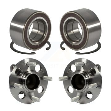 Front Rear Wheel Bearing And Hub Assembly Kit For 2012-2017 Kia Rio K70-101694
