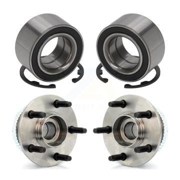 Front Rear Wheel Bearing And Hub Assembly Kit For Ford Taurus Mercury Sable Lincoln K70-101696