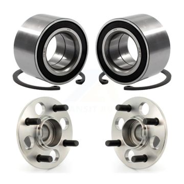 Front Rear Wheel Bearing And Hub Assembly Kit For 1985-1987 Honda Civic CRX HF K70-101700