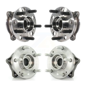 Front Rear Wheel Bearing & Hub Assembly Kit For Hyundai Santa Fe Sport XL AWD K70-101710