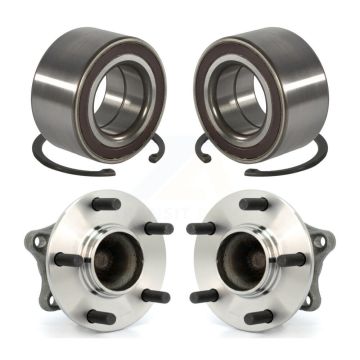 Front Rear Wheel Bearing And Hub Assembly Kit For 2009-2013 Mazda 6 2.5L K70-101768