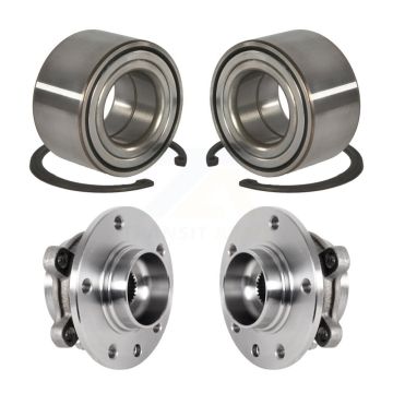 Front Rear Wheel Bearing And Hub Assembly Kit For 2016-2018 Fiat 500X AWD K70-101798