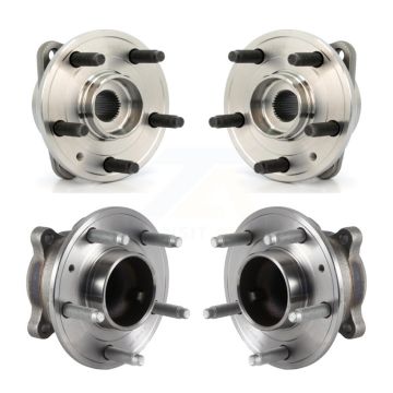 Front Rear Wheel Bearing Hub Assembly Kit For 13 Chevrolet Cruze With 16" Factory Wheels K70-101816