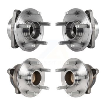 Front Rear Wheel Bearing & Hub Assembly Kit For Chevrolet Cruze Volt Bolt EV K70-101820