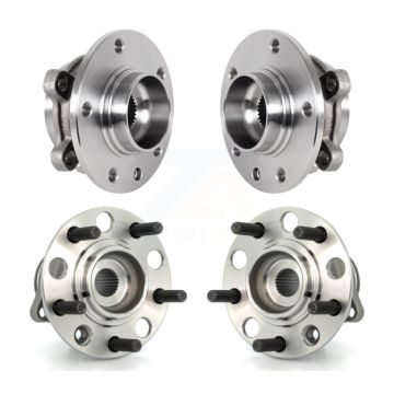 Front Rear Wheel Bearing & Hub Assembly Kit For 2017 Jeep Compass MP body code with 4WD K70-101928