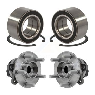 Front Rear Wheel Bearing And Hub Assembly Kit For 2015 Ford Edge FWD K70-101983