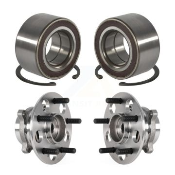 Front Rear Wheel Bearing And Hub Assembly Kit For 2017-2023 Honda CR-V AWD K70-102003