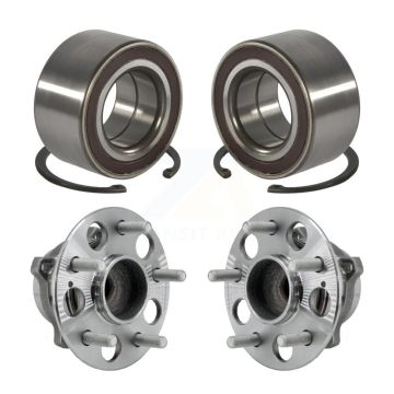 Front Rear Wheel Bearing And Hub Assembly Kit For 2017-2023 Honda CR-V FWD K70-102004
