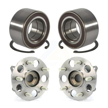 Front Rear Wheel Bearing And Hub Assembly Kit For Honda CR-V Acura RDX K70-102005