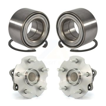 Front Rear Wheel Bearing And Hub Assembly Kit For 2017-2018 Toyota Corolla iM K70-102009