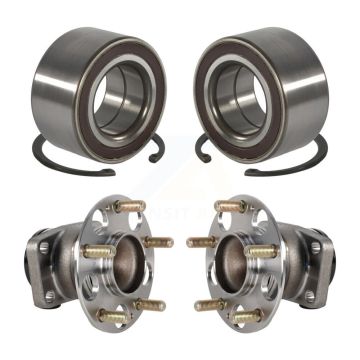 Front Rear Wheel Bearing And Hub Assembly Kit For 2016-2022 Honda HR-V FWD K70-102016