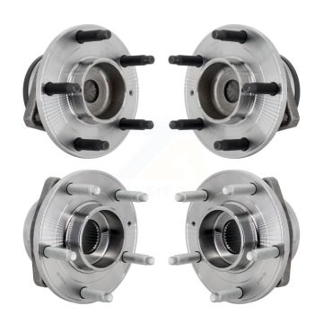 Front Rear Wheel Bearing & Hub Assembly Kit For 2014-2019 Chevrolet Corvette K70-102033