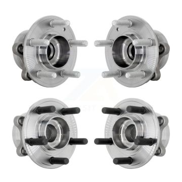 Front Rear Wheel Bearing & Hub Assembly Kit For Ford Explorer Police Interceptor Utility K70-102036