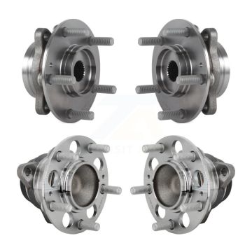 Front Rear Wheel Bearing & Hub Assembly Kit For Kia Forte Hyundai Elantra GT Veloster K70-102046