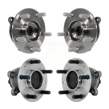 Front Rear Wheel Bearing & Hub Assembly Kit For 2016-2021 Mazda CX-3 FWD K70-102047
