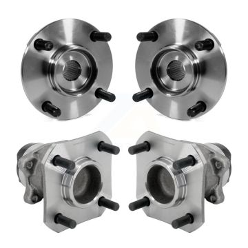 Front Rear Wheel Bearing & Hub Assembly Kit For 2009-2014 Nissan Cube K70-102048