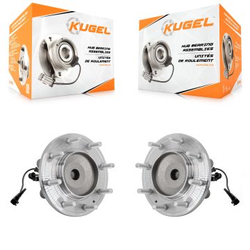 Front Wheel Bearing And Hub Assembly Pair For GMC Sierra 3500 HD Chevrolet Silverado RWD K70-102071