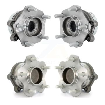 Front Rear Wheel Bearing And Hub Assembly Kit For 2019-2024 Nissan Murano FWD K70-102132