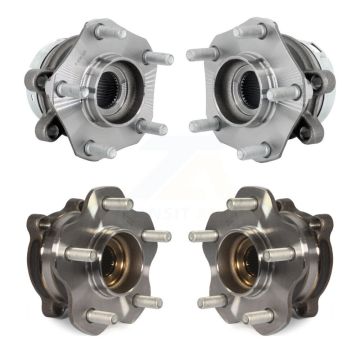 Front Rear Wheel Bearing And Hub Assembly Kit For 2019-2023 Nissan Murano AWD K70-102133