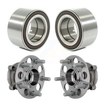 Front Rear Wheel Bearing And Hub Assembly Kit For 2017-2019 Honda Ridgeline AWD K70-102142