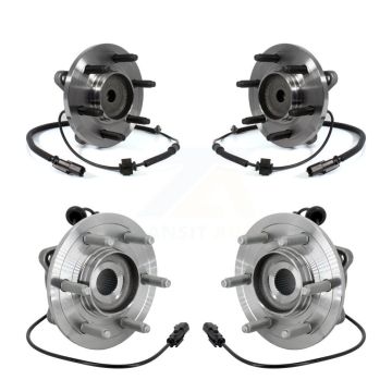 Front Rear Wheel Bearing & Hub Assembly Kit For Ford Expedition Lincoln Navigator RWD K70-102152