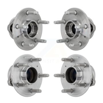 Front Rear Wheel Bearing & Hub Assembly Kit For 2019-2020 Buick Envision FWD K70-102165