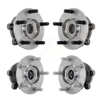 Front Rear Wheel Bearing & Hub Assembly Kit For 2016-2023 Mazda CX-9 AWD K70-102173