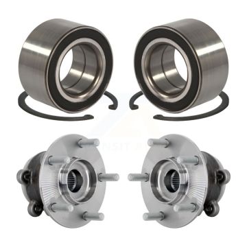 Front Rear Wheel Bearing And Hub Assembly Kit For 2016-2018 Mazda CX-9 AWD K70-102199