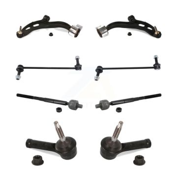 Front Suspension Control Arm Ball Joint Tie Rod End Link Kit (8Pc) For Ford Police Sedan K72-101529