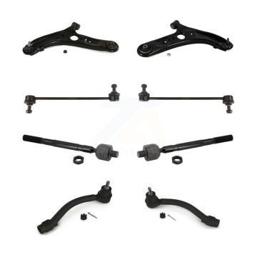 Front Suspension Control Arm Ball Joint Tie Rod End Link Kit (8Pc) For Hyundai Elantra GT K72-101532
