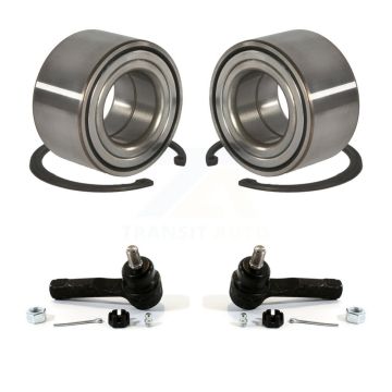 Front Wheel Bearing And Tie Rod End Kit For 2000-2006 Nissan Sentra K77-100018