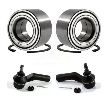 Front Wheel Bearing And Tie Rod End Kit For Mazda 3 Non-ABS K77-100040
