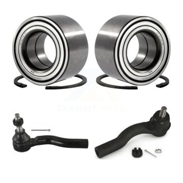 Front Wheel Bearing And Tie Rod End Kit For Ford Fusion Lincoln MKZ Mercury Milan K77-100042