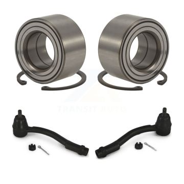 Front Wheel Bearing And Tie Rod End Kit For 2006-2011 Hyundai Accent K77-100053