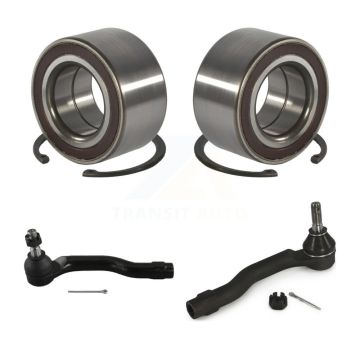 Front Wheel Bearing And Tie Rod End Kit For 2011-2014 Mazda 2 K77-100057