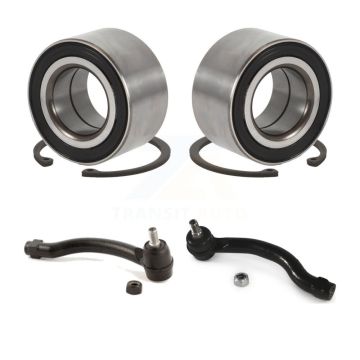 Front Wheel Bearing And Tie Rod End Kit For 2004-2008 Acura TL K77-100063