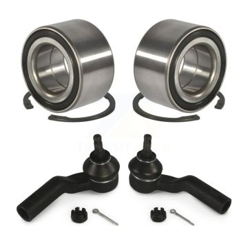 Front Wheel Bearing And Tie Rod End Kit For 2017-2019 Lincoln MKC K77-100078