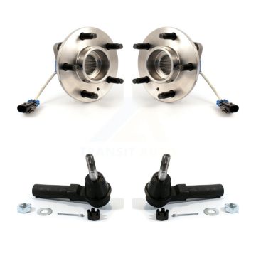 Front Wheel Bearing And Tie Rod End Kit For Chevrolet Impala Buick LaCrosse Pontiac Grand K77-100093
