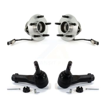 Front Wheel Bearing And Tie Rod End Kit For Saturn Vue Chevrolet Equinox Pontiac Torrent K77-100104