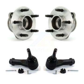 Front Wheel Bearing And Tie Rod End Kit For Saturn Vue Pontiac Torrent Chevrolet Equinox K77-100105