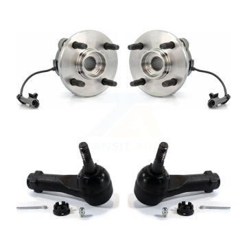 Front Wheel Bearing & Tie Rod End Kit For Chevrolet Cobalt Pontiac G5 Saturn Ion Pursuit K77-100107